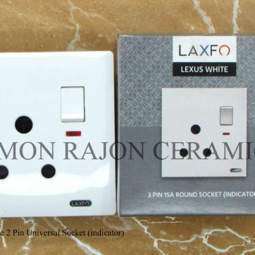 LEXUS WHITE 3 Pin 15A Round Socket (Indicator)