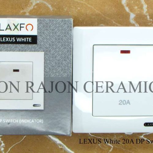 LEXUS WHITE 20A DP Switch