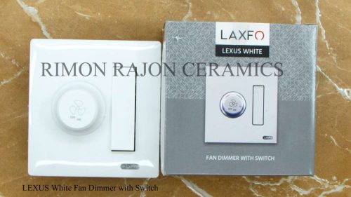 LEXUS WHITE Fan Dimmer with Switch