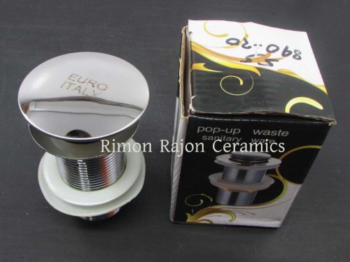 ITALY SILVER POPUP WASTE